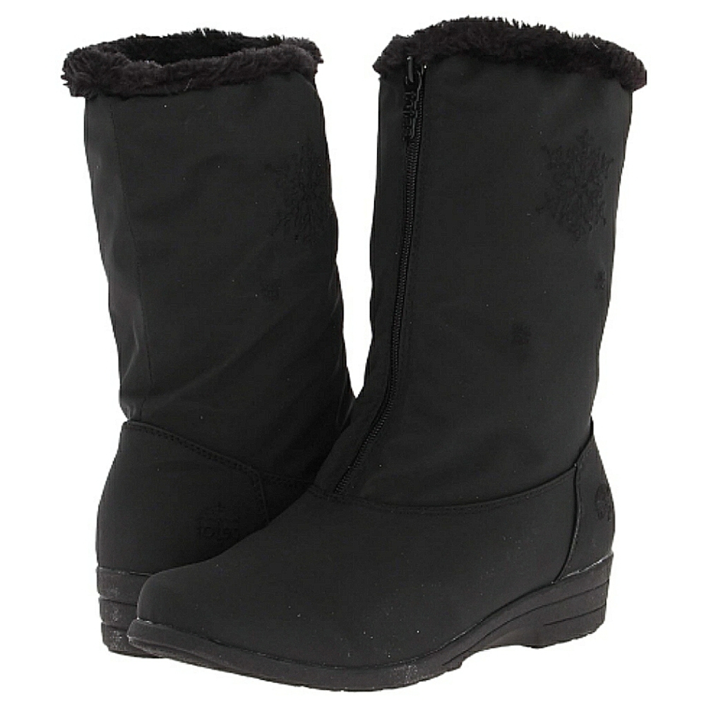Original Rugged Outback Mid-Calf Faux Fur Lined Waterproof Winter Black Boots 8